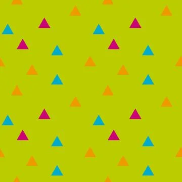 Color triangles seamless pattern Stock Illustration