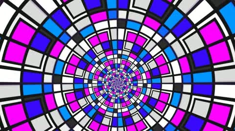 Color tunnel Stock Footage 20615499