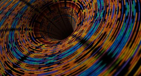 Color tunnel. 스톡 일러스트