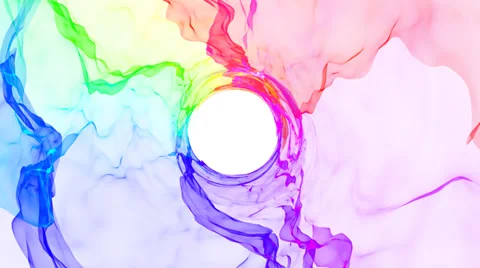 Color Tunnel Loop + Alpha Channel Stock Footage 37536098