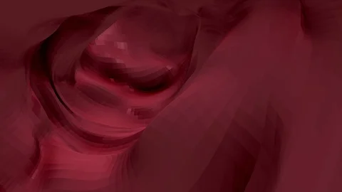Color Tunnel Rotation Loop. Abstract background with flying into Squares Shapes Stock Footage 87805318