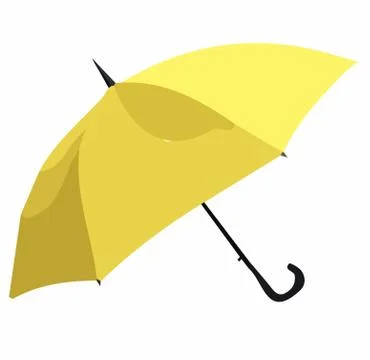 Color umbrella vector on white background Stock Illustration