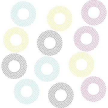 Color universal geometric seamless pattern Stock Illustration