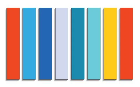 Color variant of background. Different modern wallpapers Stock Illustration