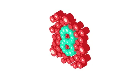 Color vision test optometry eye isometric icon animation 스톡 동영상 327276057