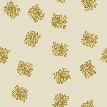 Color vision test optometry eye line vector seamless pattern Stock Illustration