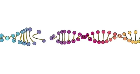 color visualization of DNA analysis isol... | Stock Video | Pond5