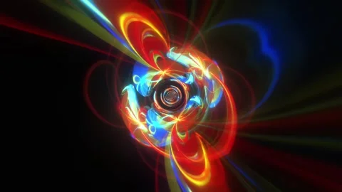 Color Vortex Tunnel Loop Stock Footage 329996350
