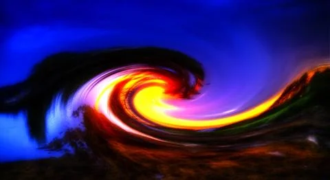 Color Wave Stock Illustration