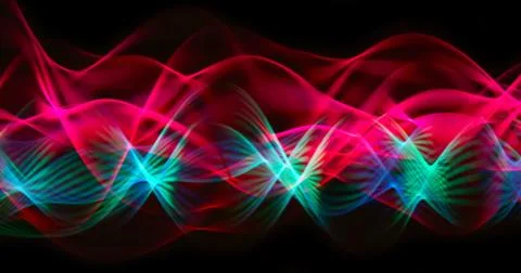 Color wave Stock Illustration