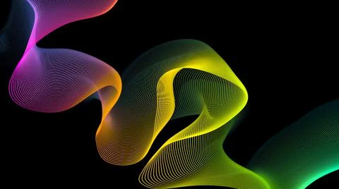 Color wave Stock Illustration