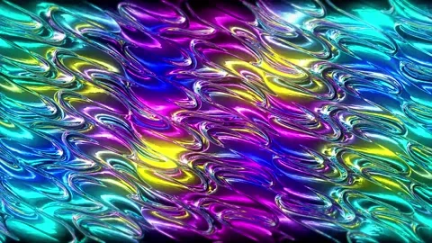 Color Wave loop animation Stock Footage 244860473