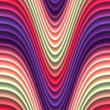 Color waves generated seamless texture Stock Illustration