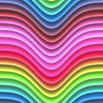 Color waves generated seamless texture Stock Illustration