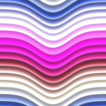 Color waves generated seamless texture Stock Illustration