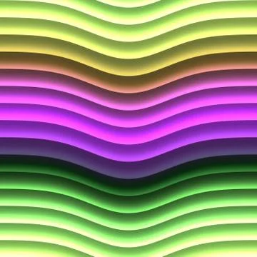 Color waves generated seamless texture Stock Illustration