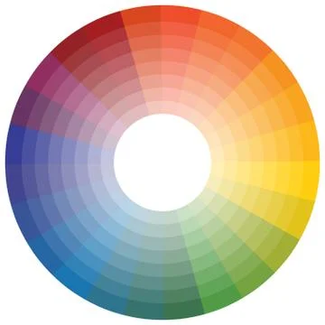 Color wheel Stock Illustration