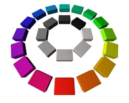 Color wheel Stock Illustration