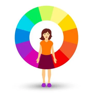 Color wheel Stock Illustration