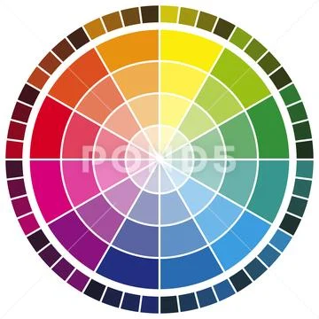 Color wheel twelve colors: Graphic #104099969