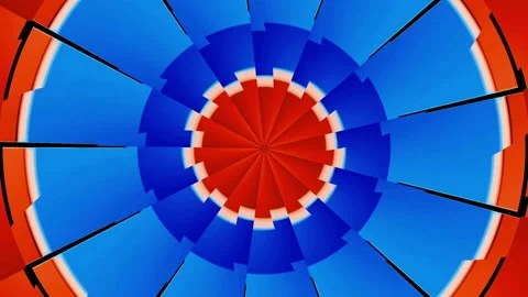Color Wheels VJ Loop Video stock 158149322