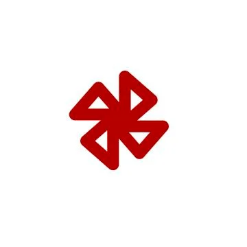 Color windmill vector line icon Stock Illustration