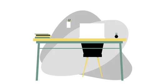 Color workplace white Stock Footage 212064280