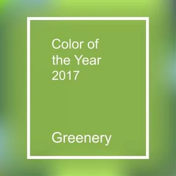 Color of the year 2017 Stock Illustration