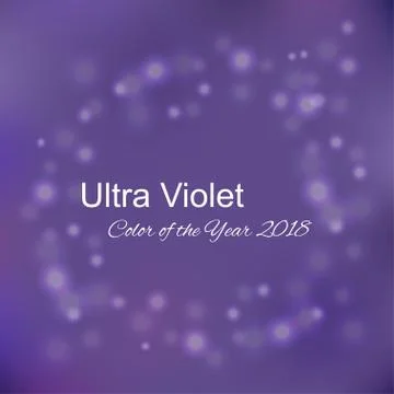 Color of the year 2018 Stock Illustration