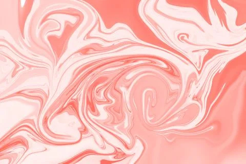 Color of the year 2018 marble pattern texture. Trend palette. Living Coral ba Foto stock