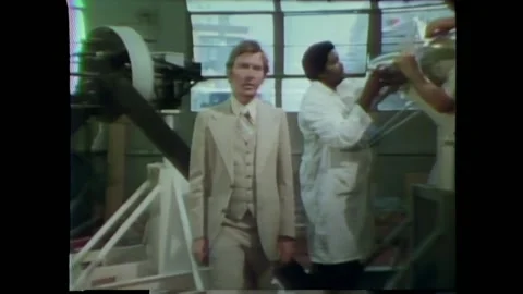 COLORADO - 1977 - Different kinds of wind power generators are tested at a Stock Footage 296399394