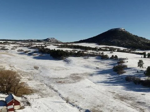 Colorado Barn 库存照片