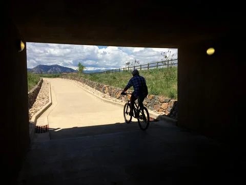 Colorado Biker Stock Photos