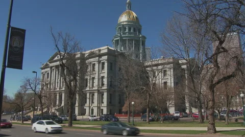 Colorado Capitol 2 Stock Footage 49424810