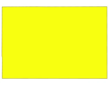 Colorado map with yellow color イラスト素材