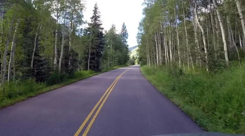 Colorado Mountain Drive Stock Footage 53252885