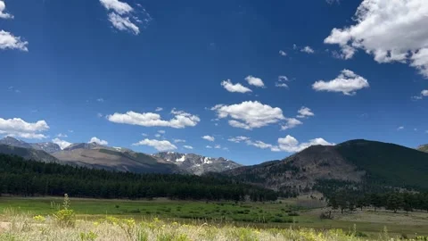 Colorado Mountain Range Timelapse Stock Footage 339813368