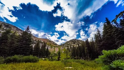 Colorado Mountain Time Lapse Stock Footage 81151796