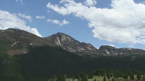 Colorado mountain view Video stock 493644