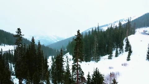 Colorado mountains drone view Video stock 230091213