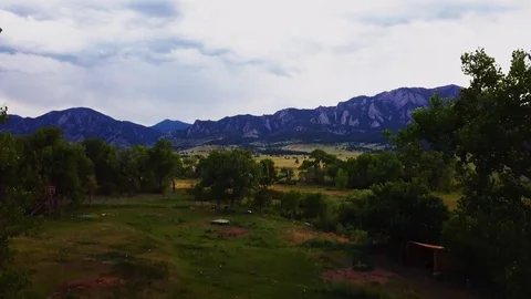 Colorado mountains to labyrinth. Stock Footage 83851465