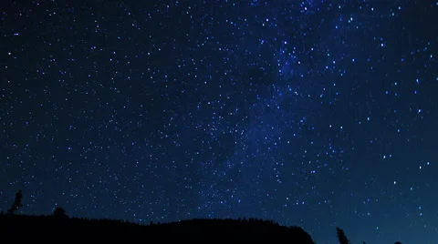 Colorado Night Sky Timelapse Stock Footage 40687397