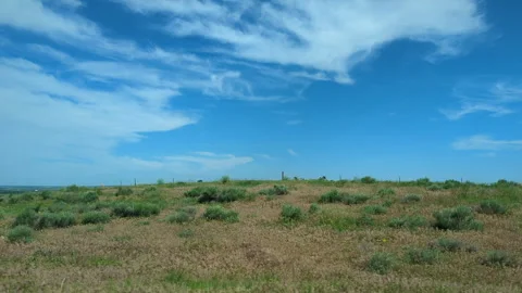Colorado plains view from the highway 76 Stock Footage 257132002