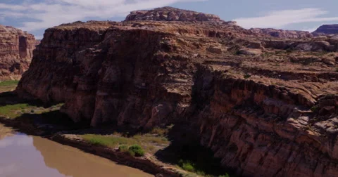 The Colorado River Canyon  Glenn Canyon National Recreation Area Stock Footage 59597466