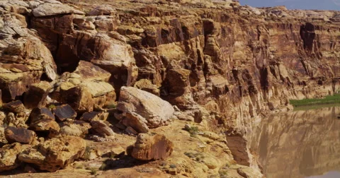 The Colorado River Canyon  Glenn Canyon National Recreation Area Stock Footage 59609117