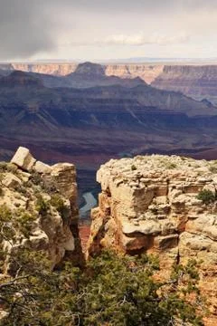 Colorado river view Stock Photos