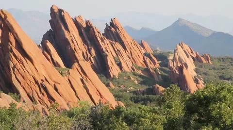 Colorado Rock Formations Stock Footage 54134155