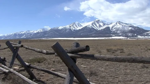 Colorado sawatch range Stock Footage 74073139