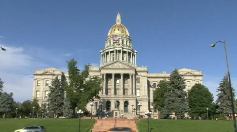 Colorado State Capital Stock Footage