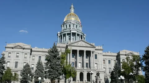 Colorado State Capitol Building Stock Footage 53205951